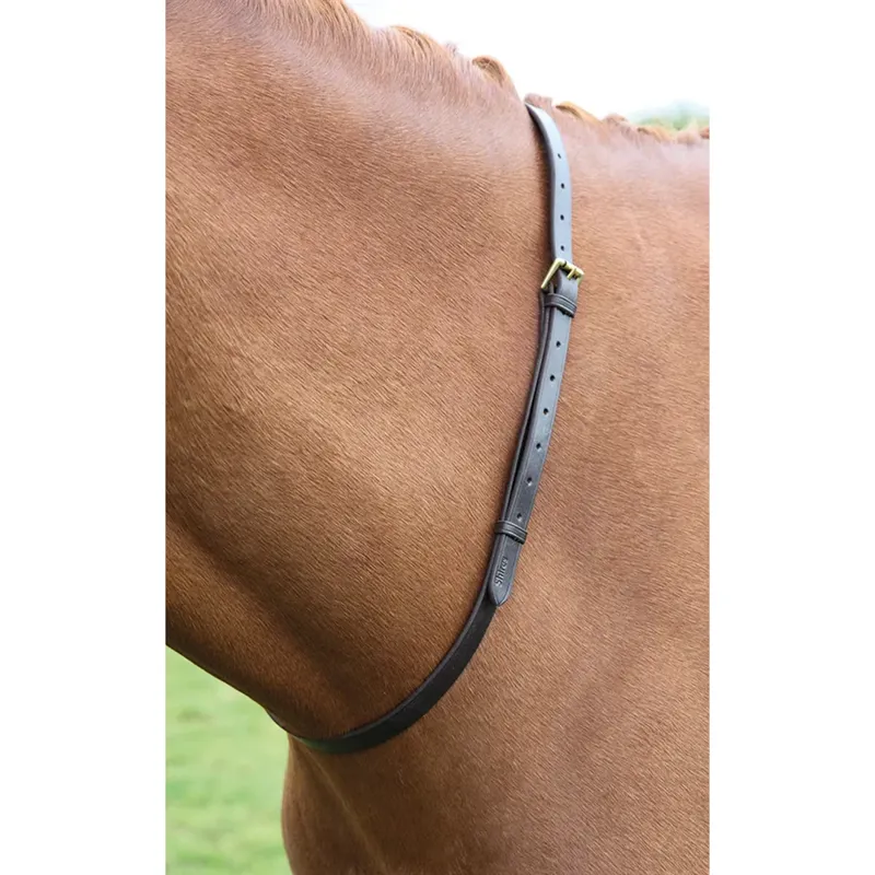 Shires Velociti GARA Leather Neck Strap - Havana