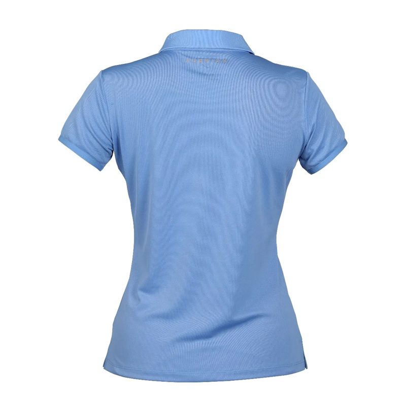 Aubrion  Parsons Tech Polo - Sky Blue-1