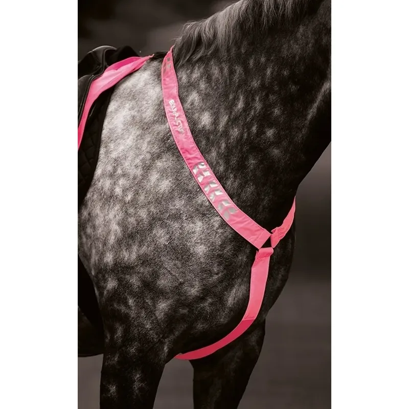 Shires EQUI-FLECTOR Breastplate - Bright Pink