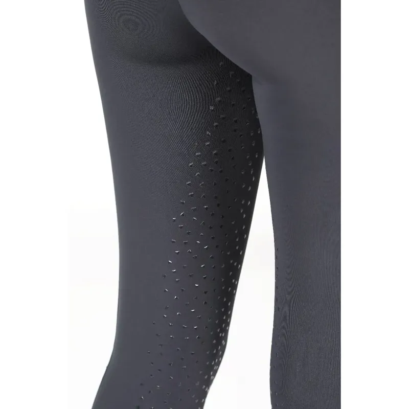 Aubrion Elstree Mesh Riding Tights - Black-4