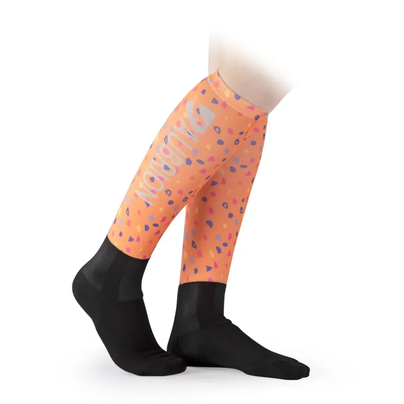 Aubrion Hyde Park Socks - Orange Spot