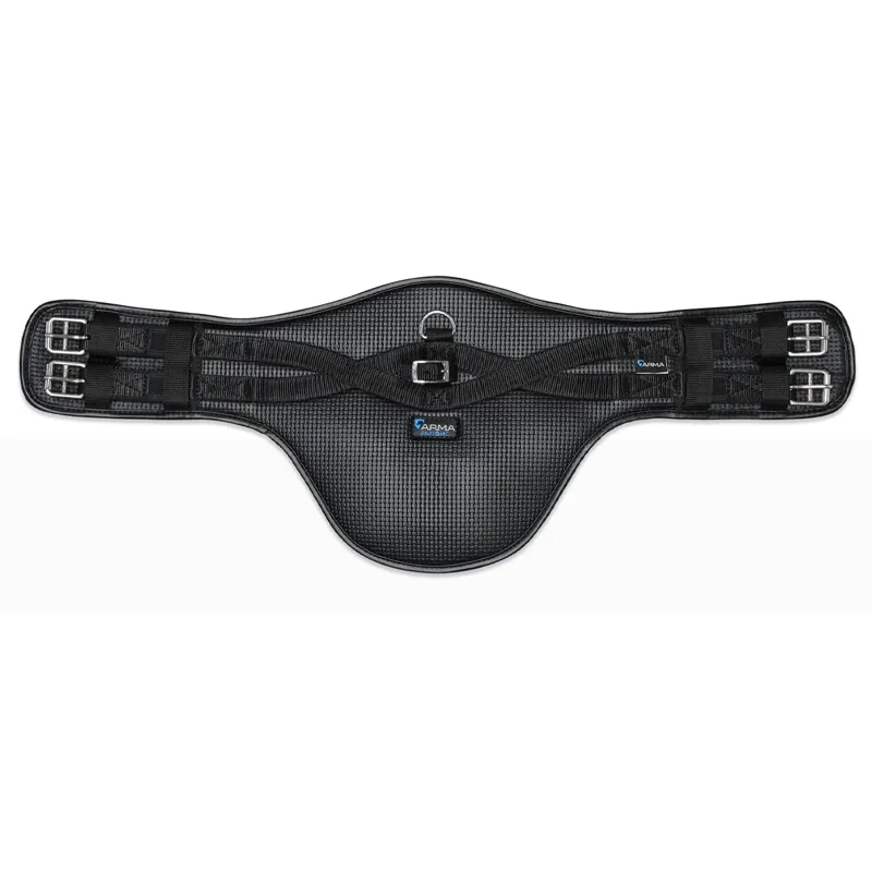 ARMA Anti-Chafe Short Stud Girth - Elastic - Black