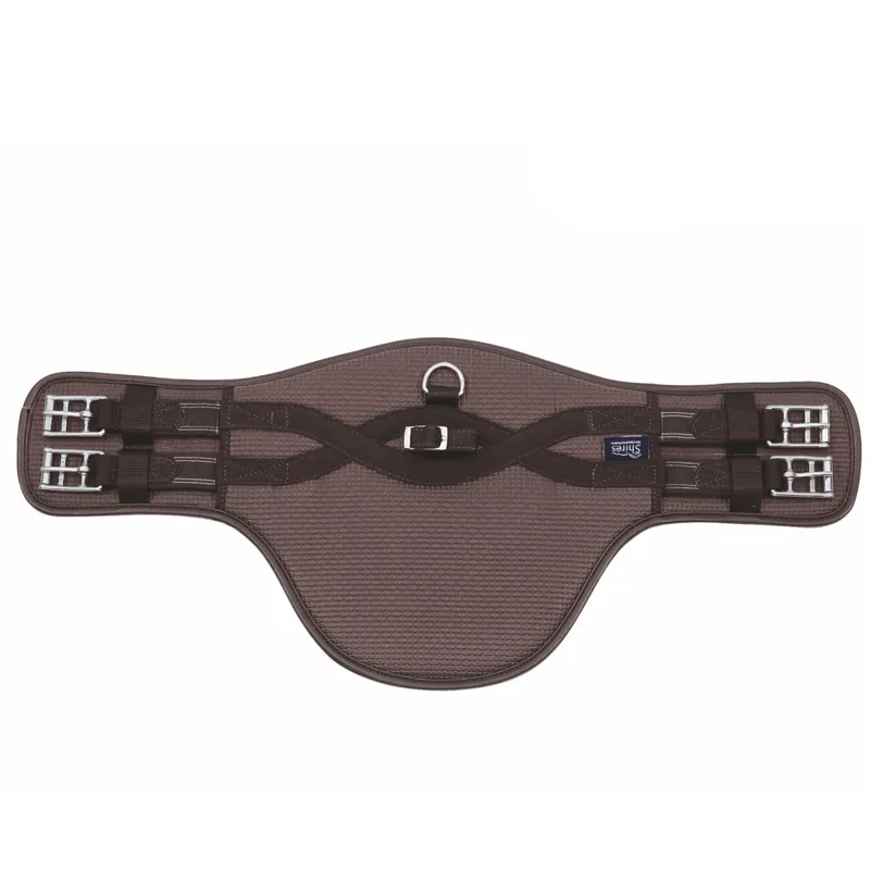 ARMA Anti-Chafe Short Stud Girth - Elastic - Brown