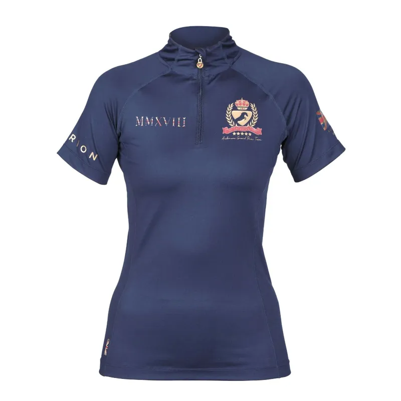 Aubrion Team Short Sleeve Base Layer - Navy