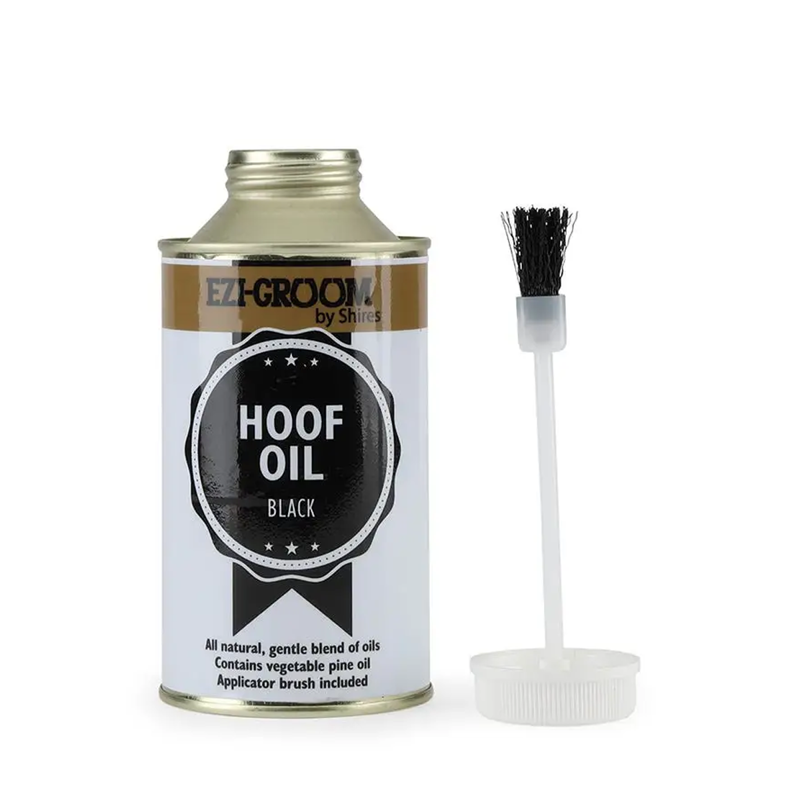 Shires EZI-GROOM Hoof Oil - Black-1