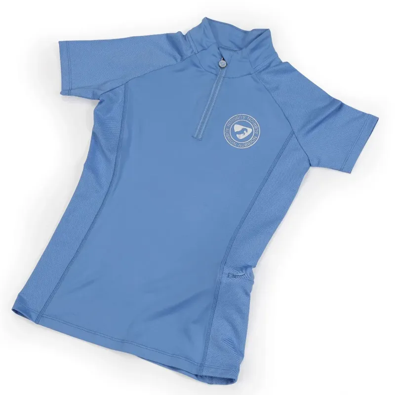 Aubrion Highgate Short Sleeve Base Layer Maids - Sky Blue