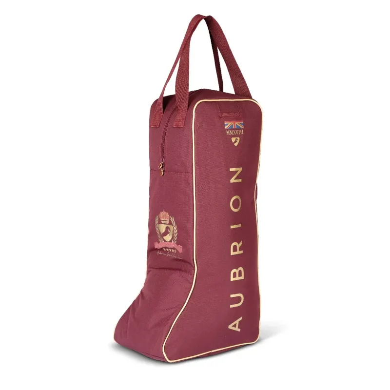 Aubrion Long Boot Bag Team - Burgundy