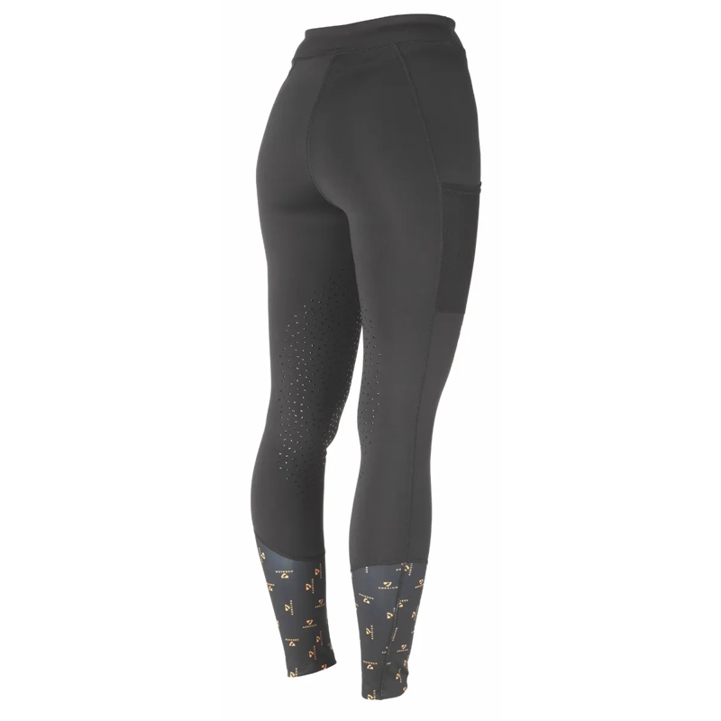 Aubrion Morden Summer Riding Tights - Black-1