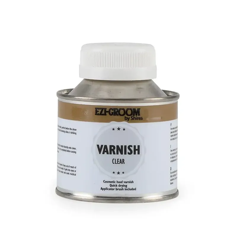 Shires EZI-GROOM Hoof Varnish - Clear
