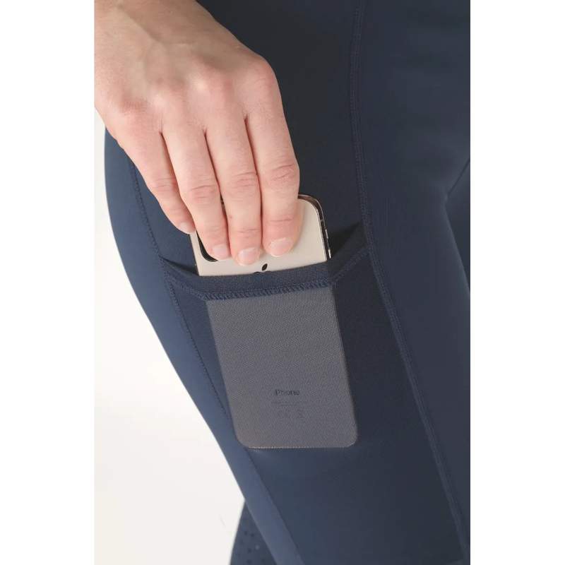 Aubrion Morden Summer Riding Tights - Navy-1