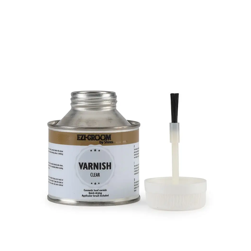 Shires EZI-GROOM Hoof Varnish - Clear-1