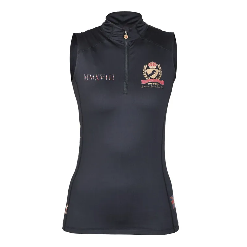 Aubrion Team Sleeveless Base Layer - Black