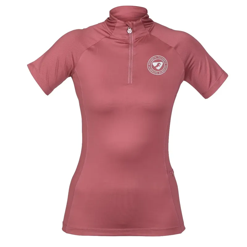 Aubrion Highgate Short Sleeve Base Layer - Dusty Pink