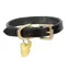 Shires Digby And Fox Flat Leather Dog Collar - Black