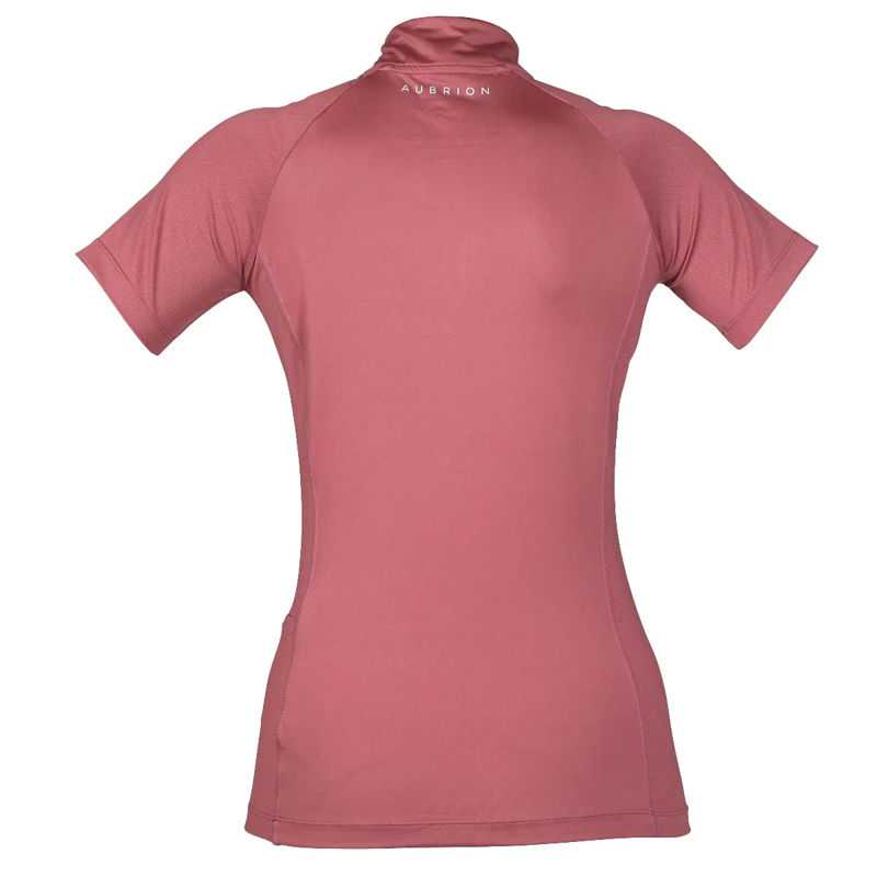 Aubrion Highgate Short Sleeve Base Layer - Dusty Pink-1