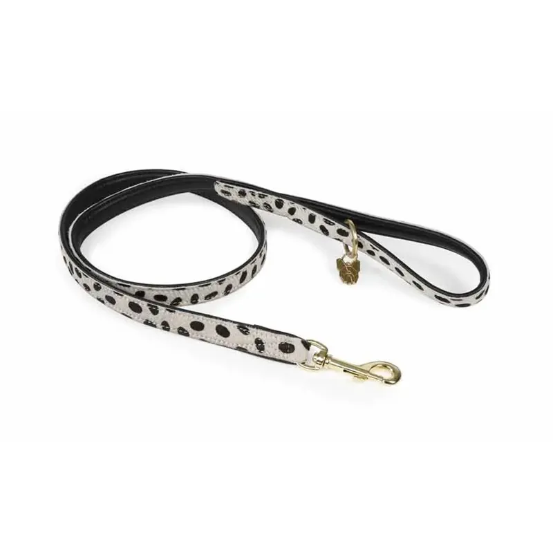 Digby And Fox Cow Hair Dog Lead - Spot