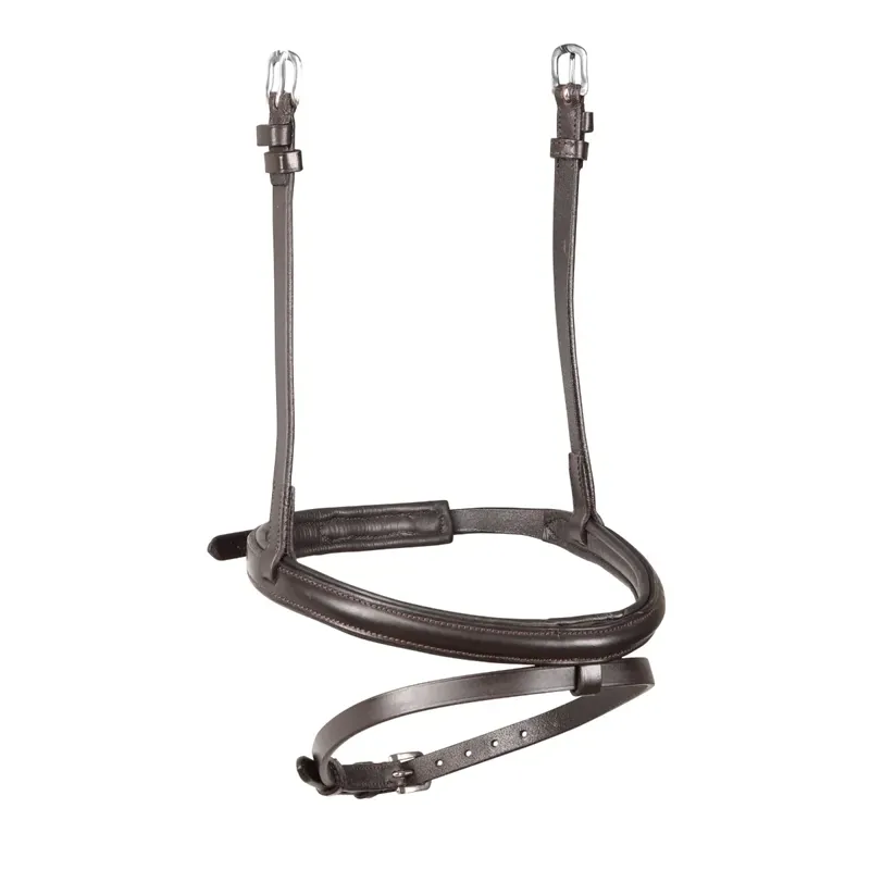 Shires Velociti RAPIDA Padded Raised Flash Noseband - Havana