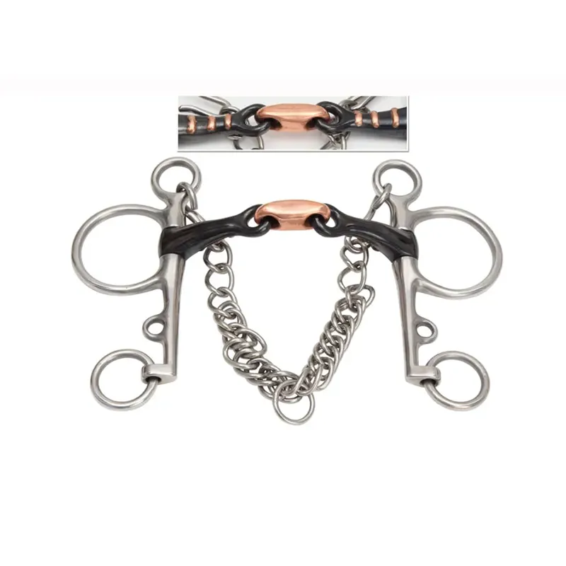 Shires Double Jointed Sweet Iron Pelham Bit