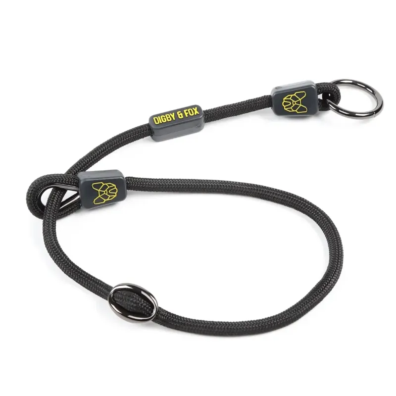Shires Digby And Fox Pro Slip Dog Collar - Black