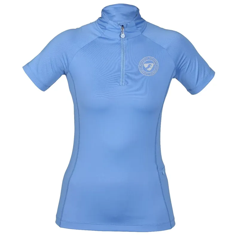 Aubrion Highgate Short Sleeve Base Layer - Sky Blue