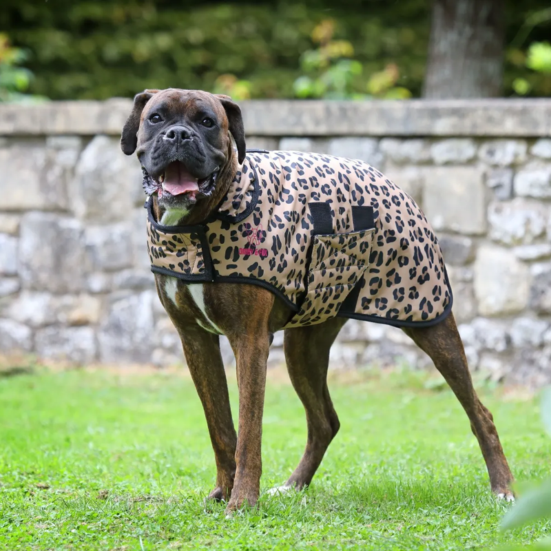 Digby and Fox Leopard Print Dog Rug Coat-2