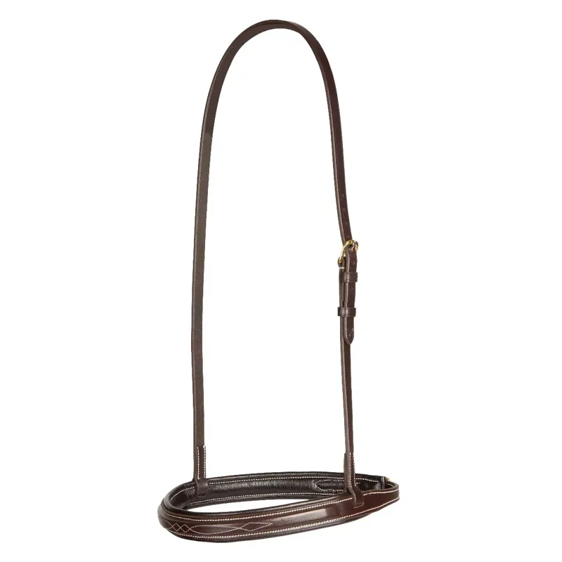 Shires Salisbury Fairford Noseband - Australian Nut