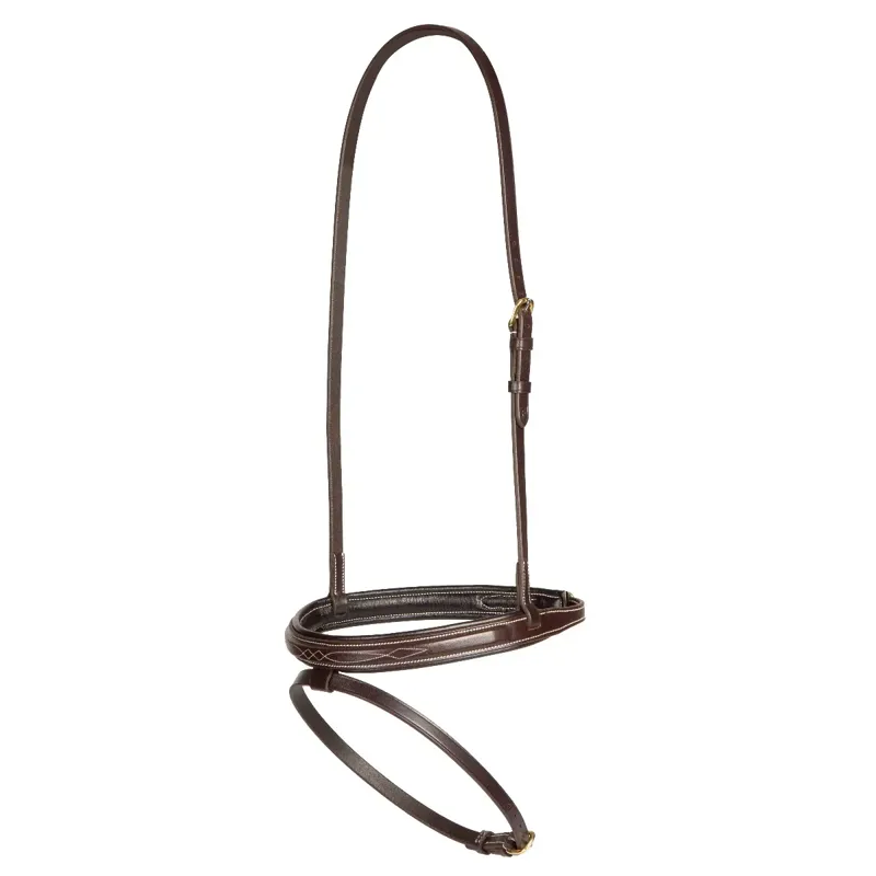 Shires Salisbury Bodenham Noseband - Australian Nut