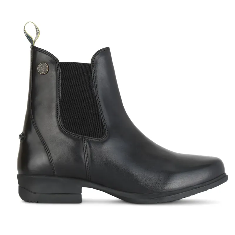Moretta Childrens Lucilla Leather Jodhpur Boots - Black