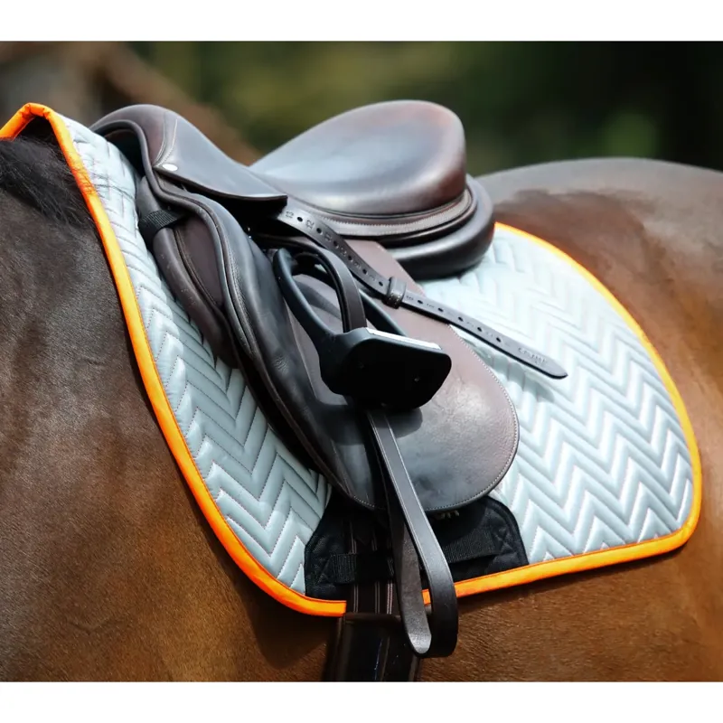 Shires EQUI-FLECTOR Saddle Pad - Orange