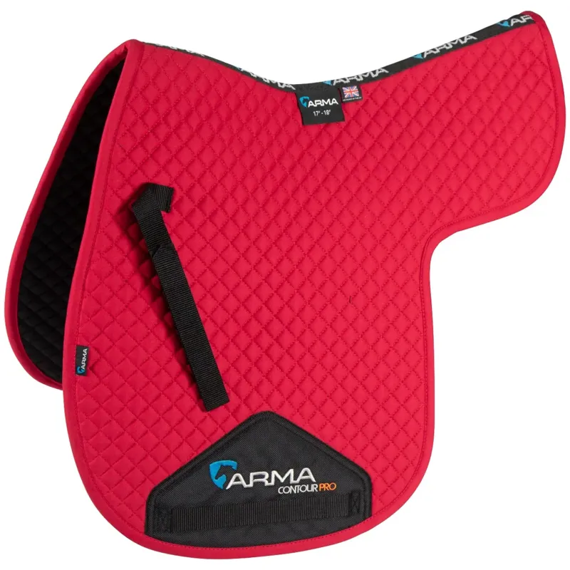 Shires ARMA Numnah - Deep Red