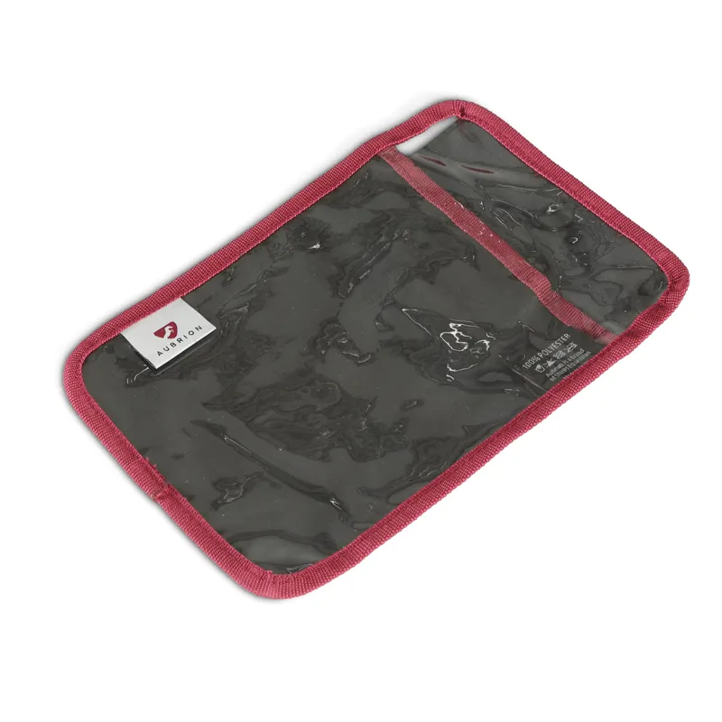 Aubrion Horse Passport Holder - Charcoal