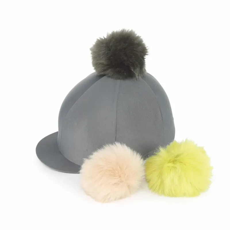 Shires Switch It Pom Pom Hat Cover - Charcoal