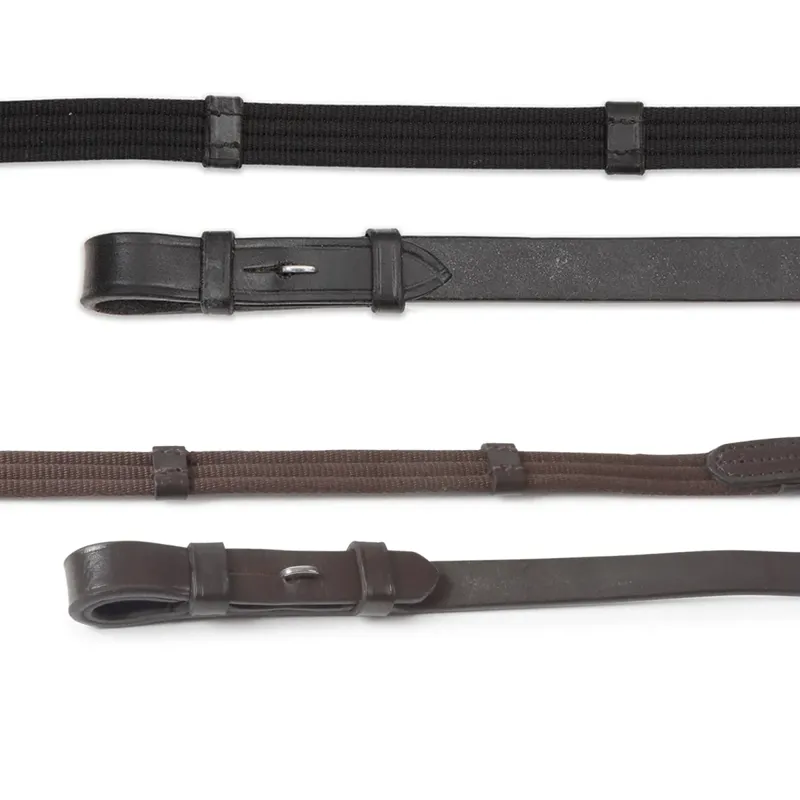 Shires Velociti GARA Continental Web Reins - Black