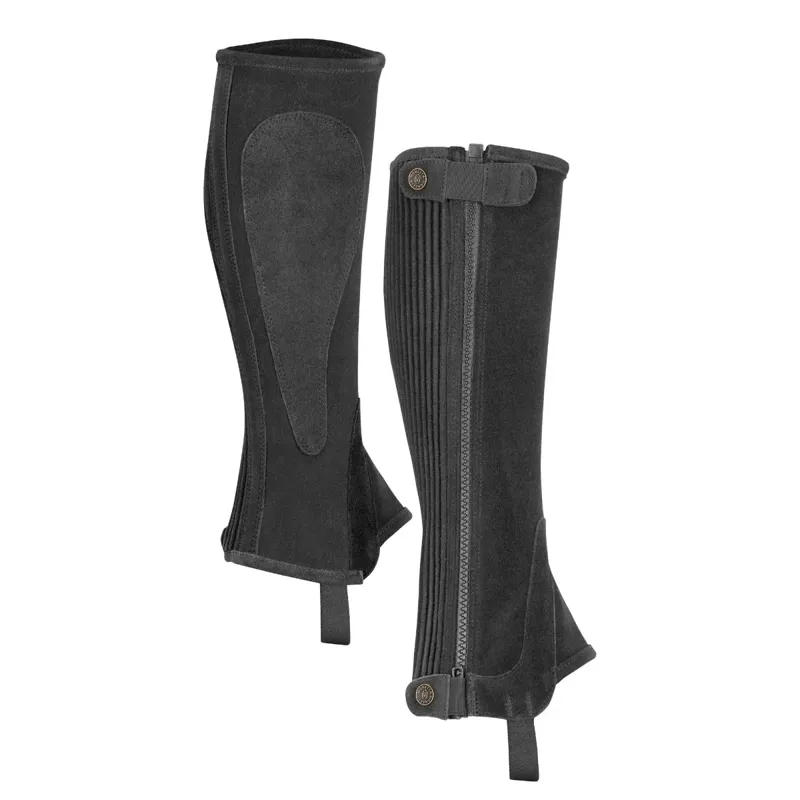 Moretta Suede Half Chaps - Child - Black
