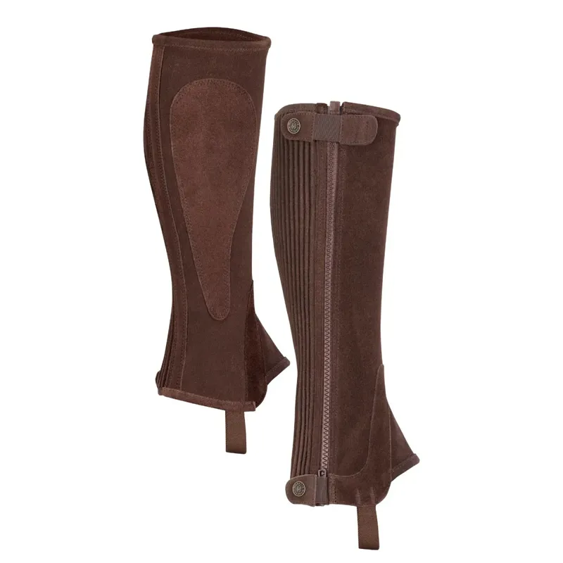 Moretta Suede Half Chaps - Child - Brown