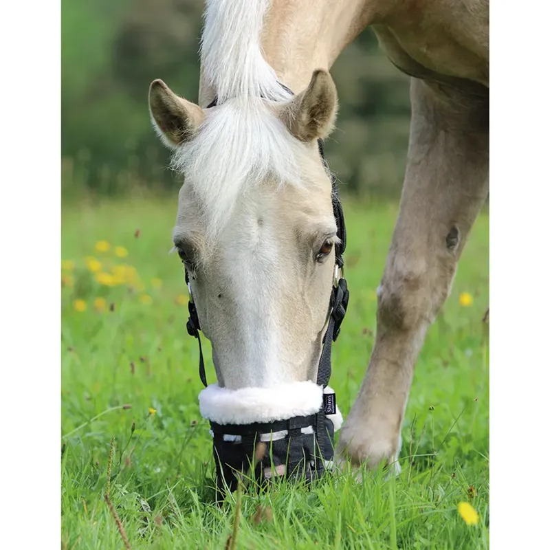 Shires FreeGraze Deluxe Comfort Grazing Muzzle - Black