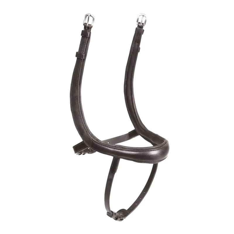 Shires Velociti RAPIDA Ergonomic Curved Flash Noseband - Havana