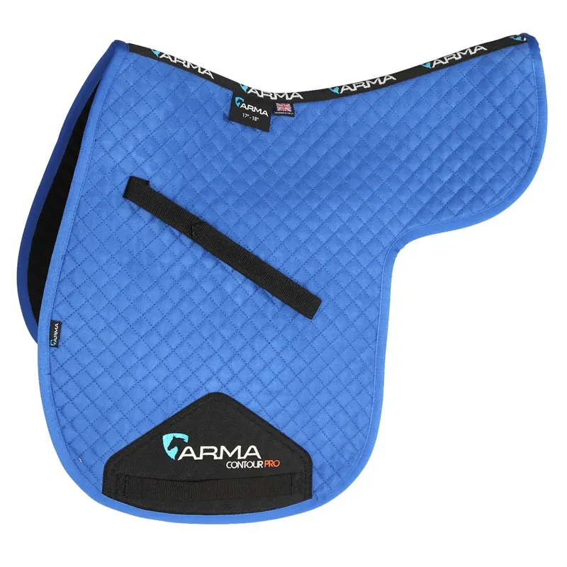 Shires ARMA Suede Numnah - Royal