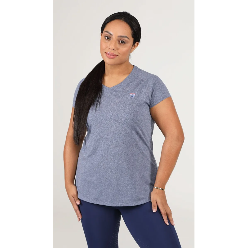 Aubrion Elverson Tech T-Shirt - Dark Navy-2