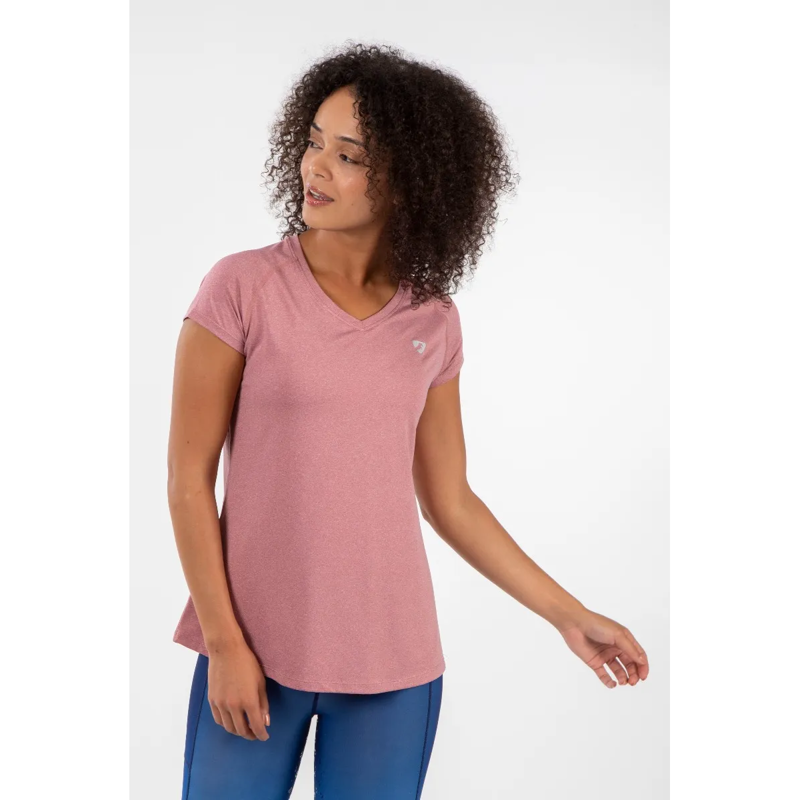 Aubrion Elverson Tech T-Shirt - Dusty Pink-2