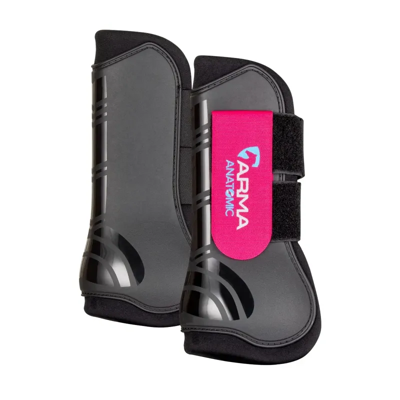 ARMA Tendon Boots - Black/Raspberry