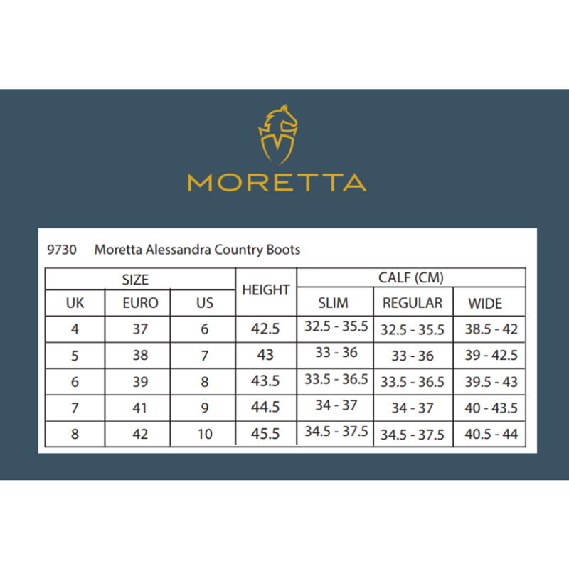 Moretta Alessandra Country Boots - Slim/Reg Calf - Chocolate-4