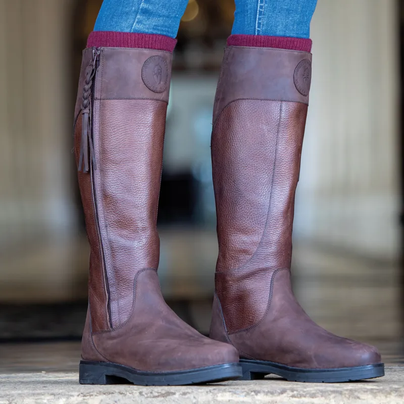 Moretta Pamina Country Boots - Reg Calf - Brown-1