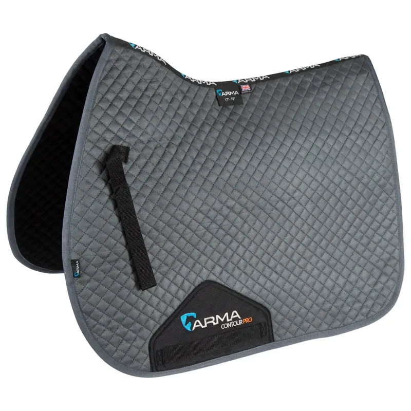 Shires ARMA Suede Saddlecloth - Grey