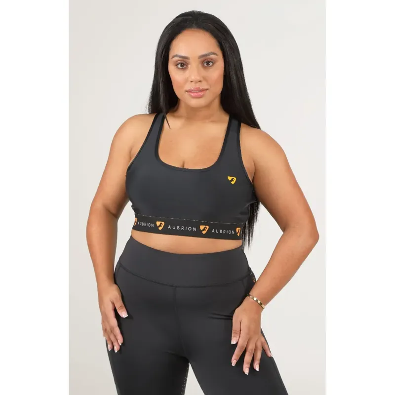 Aubrion Dagenham Sports Bra - Black-1