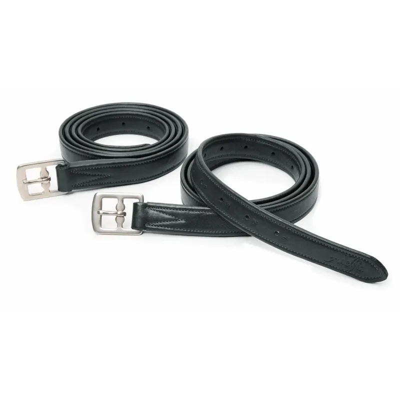 Shires Velociti GARA Non Stretch Stirrup Leathers - Black