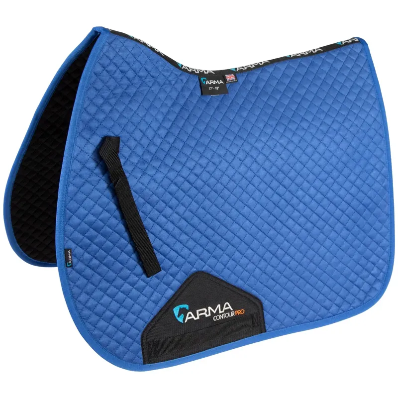 Shires ARMA Suede Saddlecloth - Royal