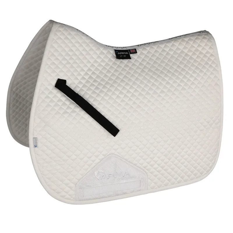 Shires ARMA Suede Saddlecloth - White