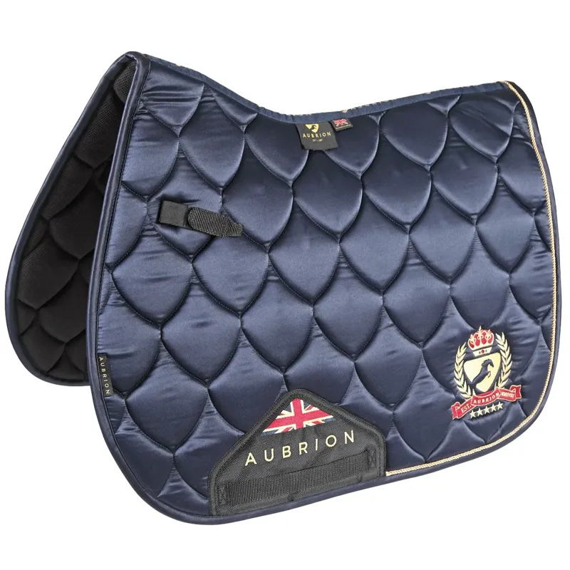 Aubrion Team Saddlecloth - Navy