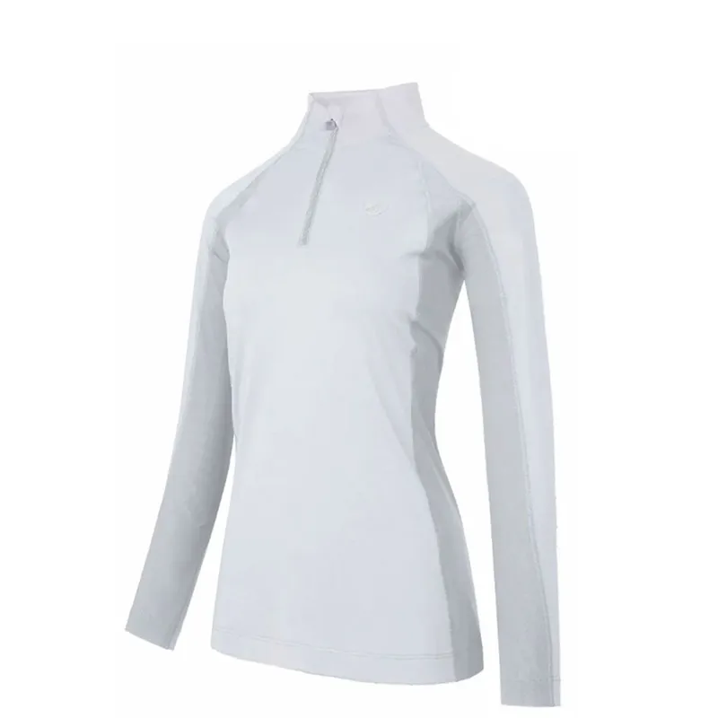 Aubrion Maids Newbury Long Sleeve Base Layer - White